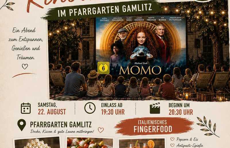 Sommerkino für alle Interessierten / Pfarramt Gamlitz