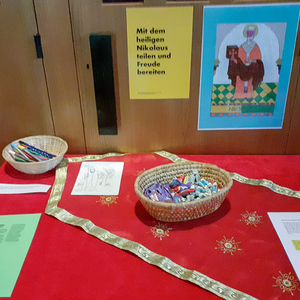 Tina Schörgi Station Heiliger Nikolaus in der Pfarrkirche Lieboch