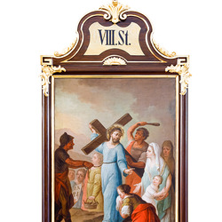 Jesus begegnet den weinenden Frauen.