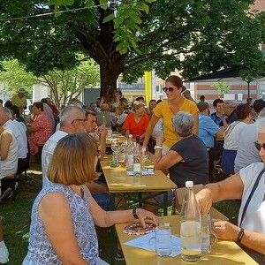Chillig im Pfarrgarten